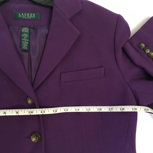 Lauren Ralph Lauren Purple Blazer - Picture 7 of 8